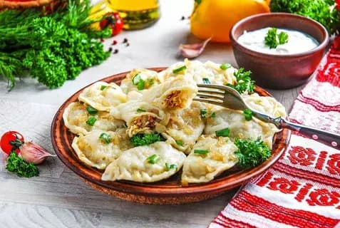 Вареники с капустой