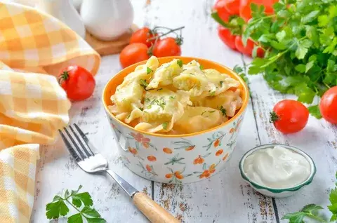 Вареники с картофелем